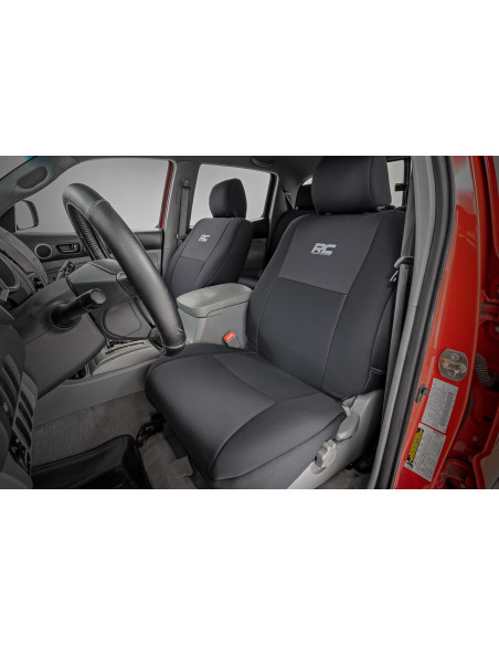ROUGH COUNTRY Fundas Asientos Delanteros y Traseros Cabina Doble | Toyota Tacoma