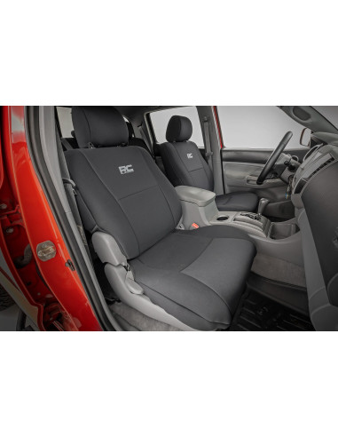 ROUGH COUNTRY Seat Covers Front & Rear Crew Cab...