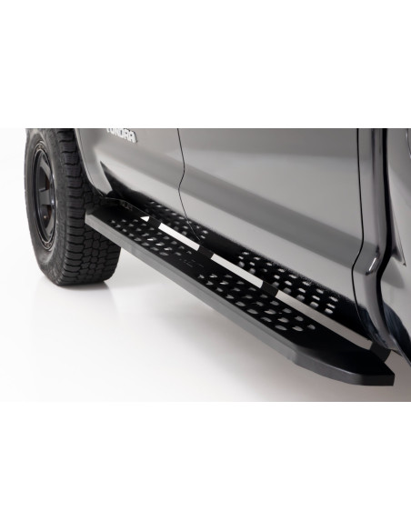 ROUGH COUNTRY ESTRIBERAS RPT2 Cabina Doble Negras | Toyota Tundra