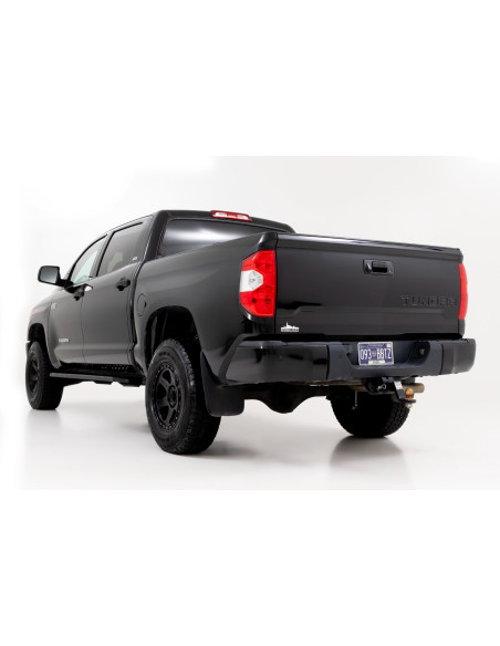 ROUGH COUNTRY RPT2 Running Boards Crew Cab Black | Toyota Tundra