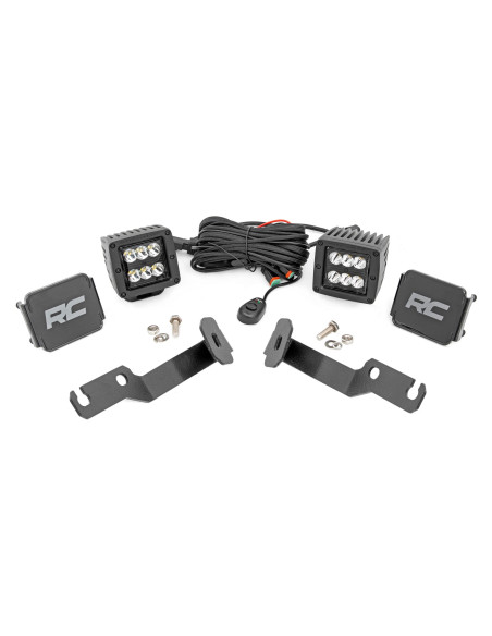 ROUGH COUNTRY ILUMINACION LED en Columna A 2" Spot | Toyota Tacoma