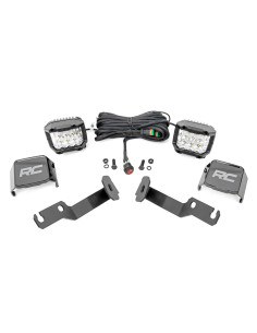 ROUGH COUNTRY LED Light Kit Ditch Mount 3" OSRAM Wide |...