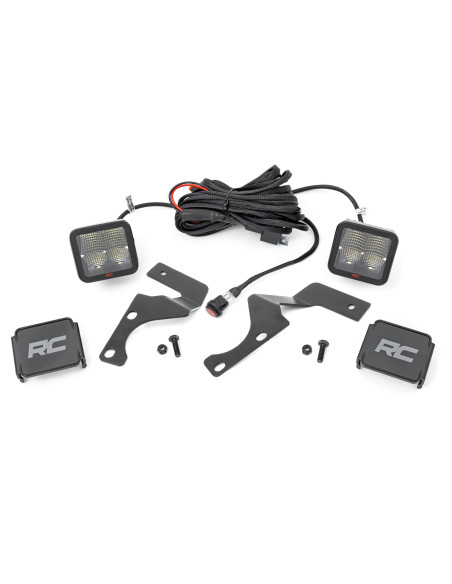 ROUGH COUNTRY ILUMINACION Kit LED 2" Spectrum Spot en Columna A | Toyota 4Runner