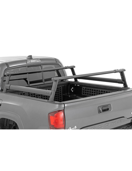 ROUGH COUNTRY Bed Rack Aluminio Half Rack | Toyota Tacoma