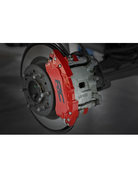 ROUGH COUNTRY Caliper Covers Red Front and Rear | Toyota Tundra