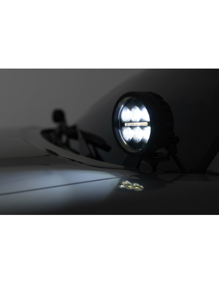 ROUGH COUNTRY LED Light Kit 2" Ditch Mount Flood Black | Toyota Tacoma