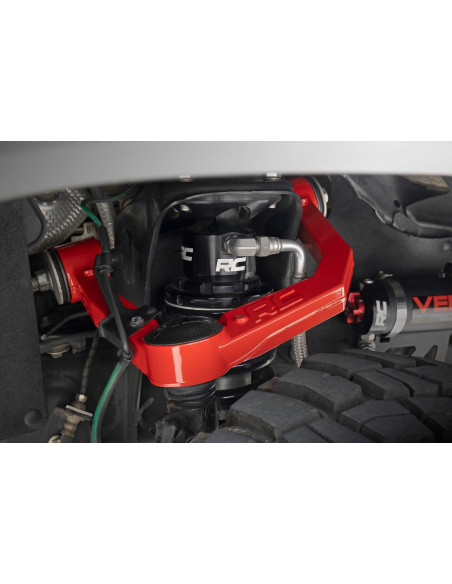 Red Forged Upper Control Arms | 3.5" Of Lift | Toyota 4Runner (10-24)/Tacoma (05-23) 