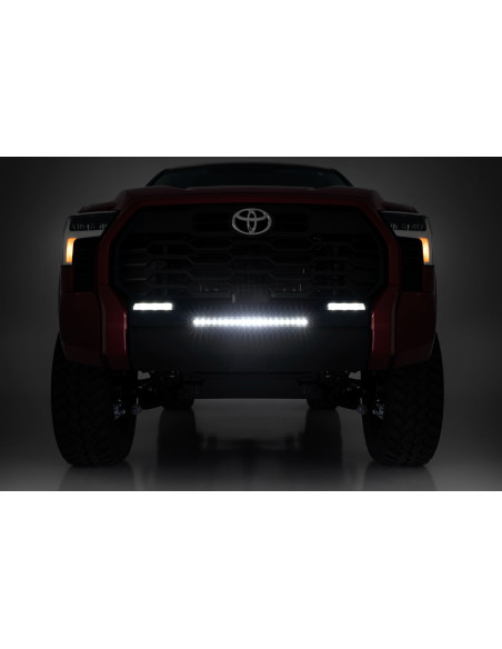 LED Light Kit | Bumper Mount | 20" Black Slim Line | Toyota Tundra (22-26)