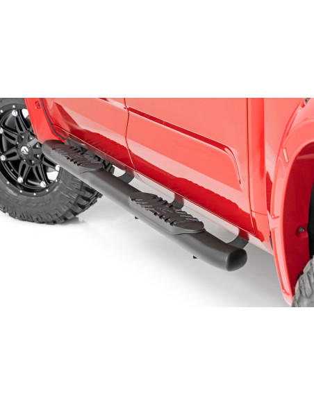 Oval Nerf Steps | Crew Cab | Black | Toyota Tundra 2WD/4WD (2022-2026)