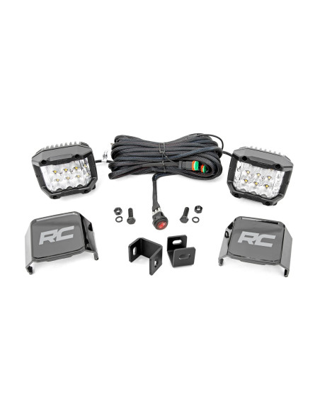 LED Light Kit | Ditch Mount |  3" OSRAM | Wide | Toyota Tundra 2WD/4WD (22-26)