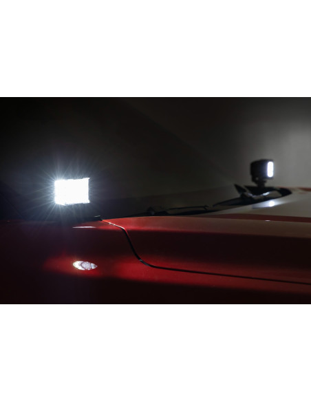 LED Light Kit | Ditch Mount | 2" Black Pair | Spot | Toyota Tundra (22-26)