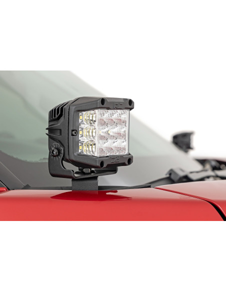 LED Light Kit | Ditch Mount | 2" Black Pair | Spot | Toyota Tundra (22-26)