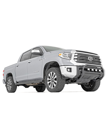 Oval Nerf Step | Crew Cab | Black | Toyota Tundra 2WD/4WD (2007-2021)