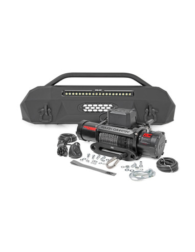 Front Bumper | Hybrid | 20" Blk DRL LED |...