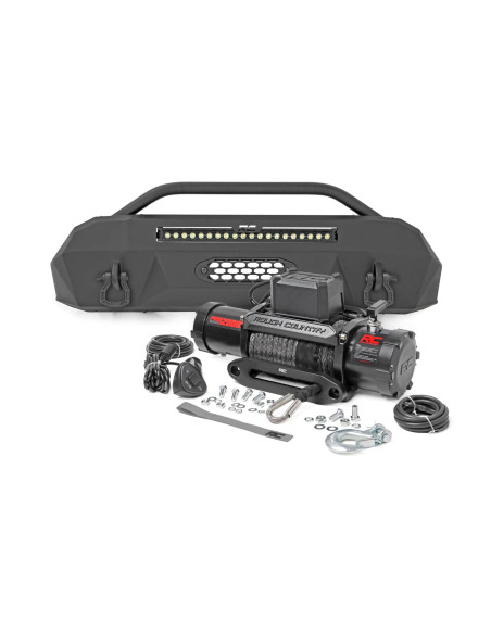 Front Bumper | Hybrid | 20" Blk DRL LED | Toyota Tacoma 4WD (2016-2023)