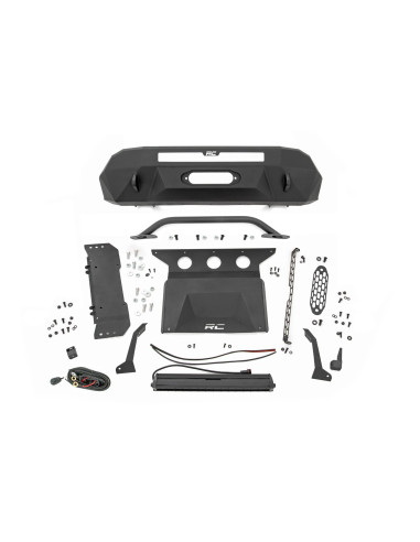 Front Bumper | Hybrid | 20" Blk DRL LED |...