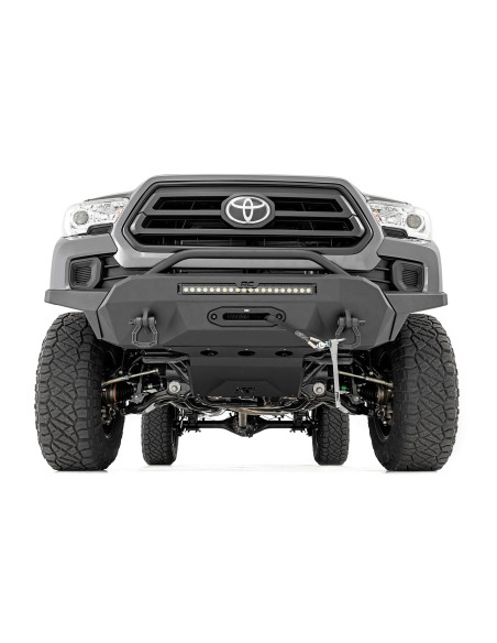 Front Bumper | Hybrid | 20" Blk LED | 12000-Lb Winch Syn | Toyota Tacoma (16-23)