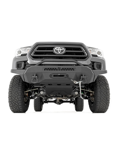 Front Bumper | High Clearance | 12000-Lb Pro Series Winch | Synthetic Rope Toyota Tacoma 4WD (16-23)