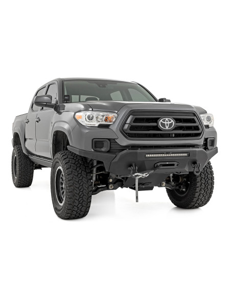Front Bumper | High Clearance | 12000-Lb Pro Series Winch | Synthetic Rope Toyota Tacoma 4WD (16-23)