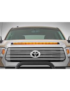 LED Light Kit | Hood Bulge | 40" White/Amber Strip |...