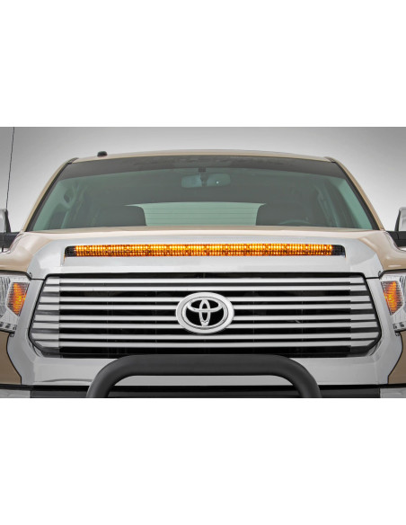 LED Light Kit | Hood Bulge | 40" White/Amber Strip | Toyota Tundra (14-21)