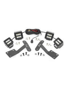 LED Light Kit | Ditch Mount | Dual 2" Black Pairs |...