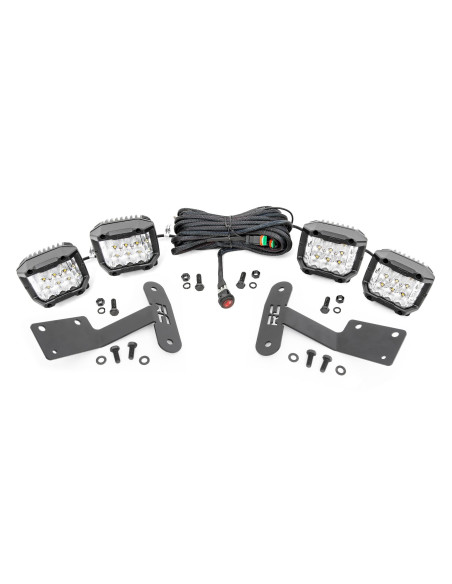LED Light Kit | Ditch Mount | 3" OSRAM | Wide | Toyota Tundra 2WD/4WD (14-21)