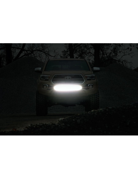LED Light Kit | Lower Grille Mount | 30" Black Single Row | White DRL | Toyota Tacoma (16-23)
