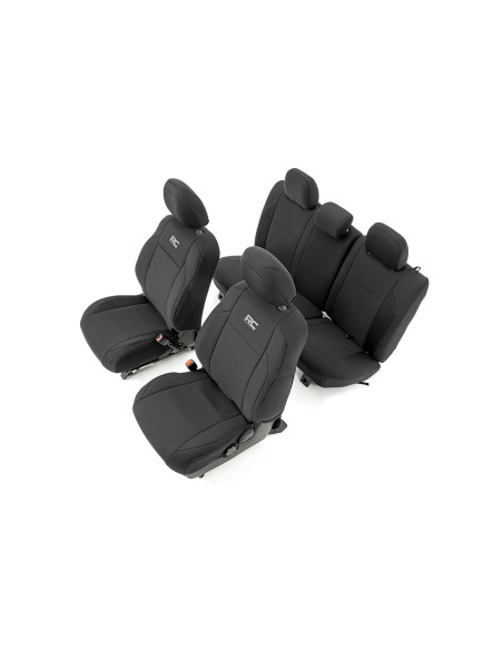 Seat Covers | FR & RR | Double Cab | Toyota Tacoma 2WD/4WD (2016-2023)