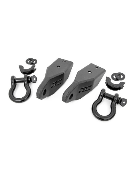 Tow Hook Brackets | D-Ring Combo | Toyota Tundra 2WD/4WD (2007-2021)