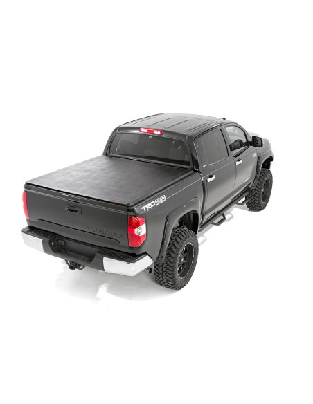 ROUGH COUNTRY LONA CAJA Plegable Tri-Fold 6'7" | Toyota Tundra