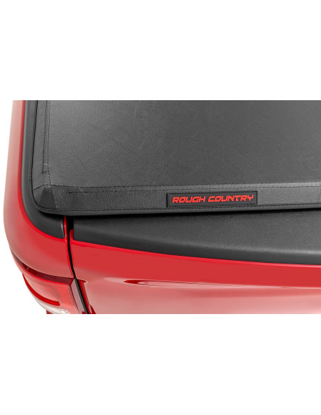 ROUGH COUNTRY LONA CAJA Plegable Tri-Fold 6'7" | Toyota Tundra