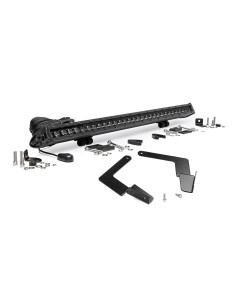 LED Light Kit | Lower Grille Mount | 30" Black Single Row...