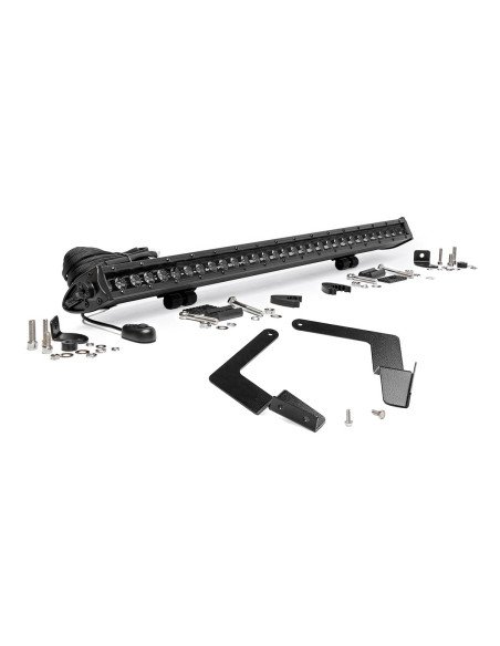LED Light Kit | Lower Grille Mount | 30" Black Single Row | Toyota Tacoma (16-23)