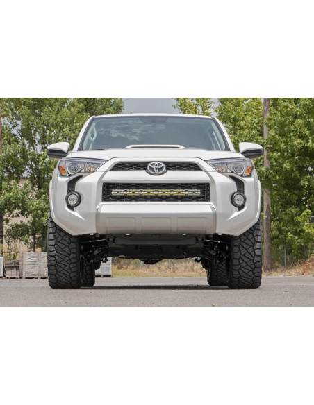 LED Light Kit | Bumper Mount | 30" Black Dual Row | White DRL | Toyota 4Runner (14-20)