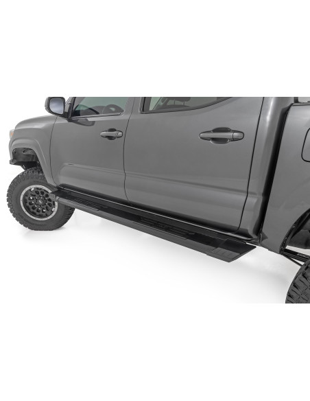 ROUGH COUNTRY HD2 Aluminum Running Boards Double Cab | Toyota Tacoma