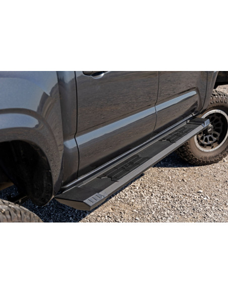 ROUGH COUNTRY HD2 Aluminum Running Boards Double Cab | Toyota Tacoma