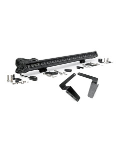 LED Light Kit | Bumper Mount | 30" Black Single Row |...
