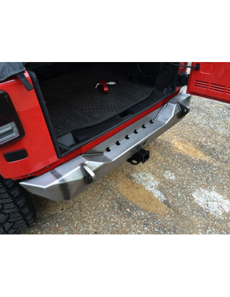 PARAGOLPES TRASERO CORTO PARA JEEP JK / JKU - ACERO DE ALTA RESISTENCIA 3/16"