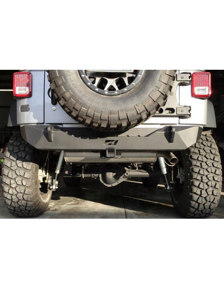 PARAGOLPES TRASERO CORTO PARA JEEP JK / JKU - ACERO DE ALTA RESISTENCIA 3/16"