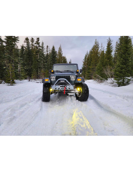 Crusher Front Bumper w/ Bull Bar for Jeep YJ / TJ /LJ