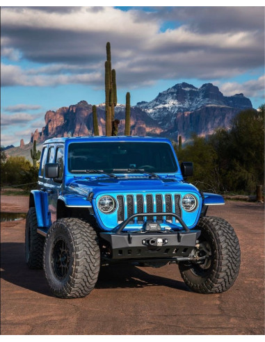 Crusher Front Bumper w/ Bull Bar for Jeep JL /...