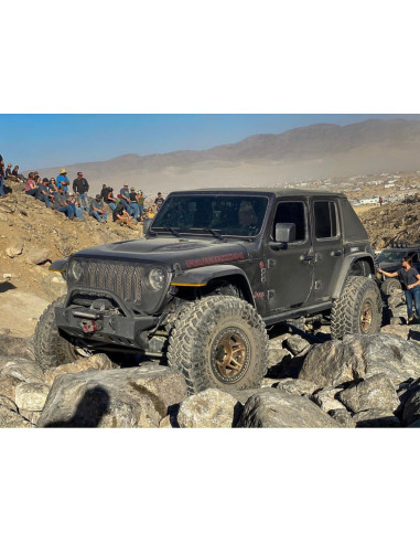 Crusher Front Bumper w/ Bull Bar for Jeep JL /...