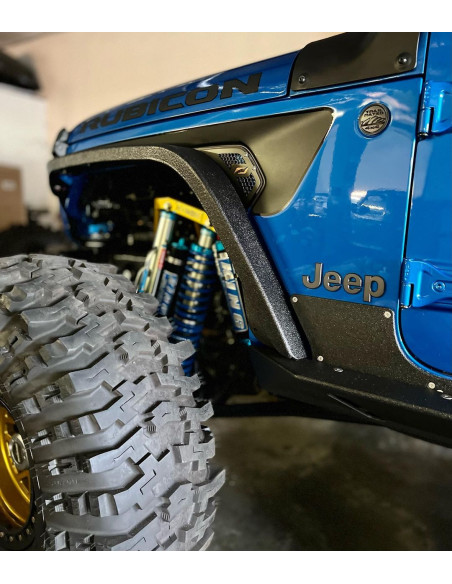 Crusher Front Fender Flares for Jeep JL/JLU/JT Gladiator - Steel
