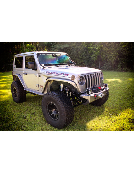 Crusher Front Fender Flares for Jeep JL/JLU/JT Gladiator - Aluminum