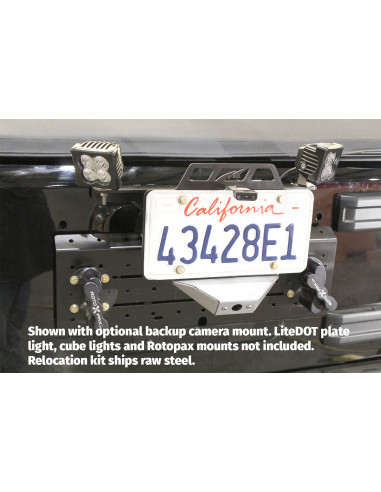 REUBICADOR DE PLACA Y SOPORTE DE LUCES PARA...
