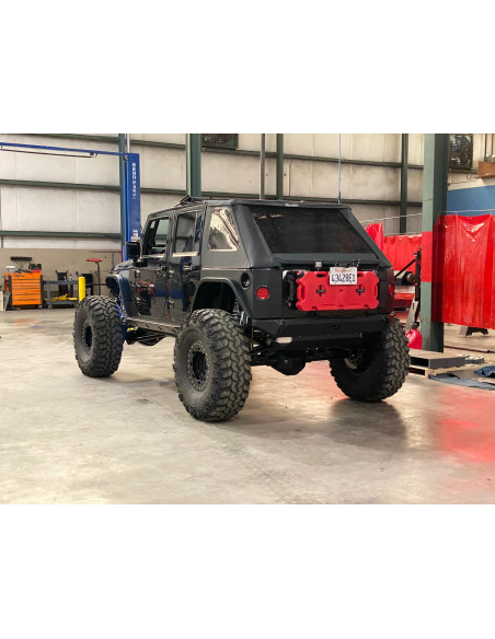 REUBICADOR DE PLACA Y SOPORTE DE LUCES PARA JEEP JK/JL - SIN SOPORTE CAMARA DE RETROCESO JL
