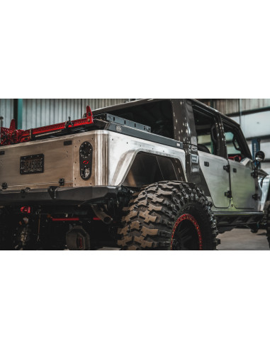 Aluminum Bobbed Replacement Bed for Jeep Gladiator