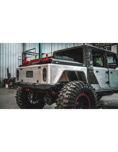 Aluminum Bobbed Replacement Bed for Jeep Gladiator