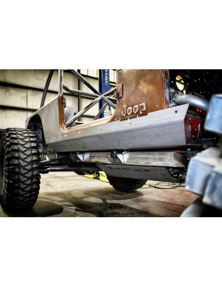 15" Stretch Boat Side Rocker Guards for Jeep YJ